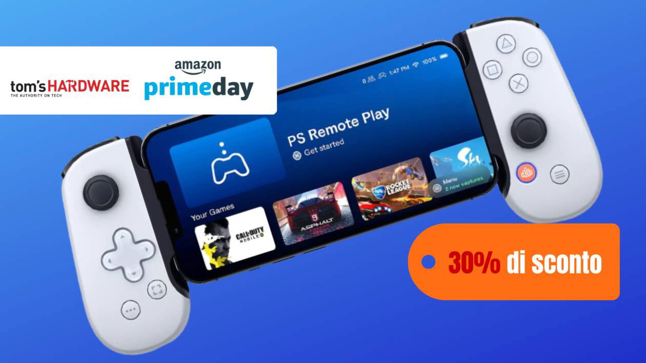 Immagine di Backbone One: controller smartphone con tasti PlayStation scontato del 30%