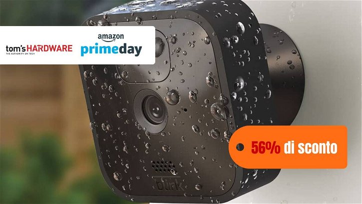 Immagine di Blink Outdoor: 2 videocamere di sicurezza in sconto del 56% col Prime Day!