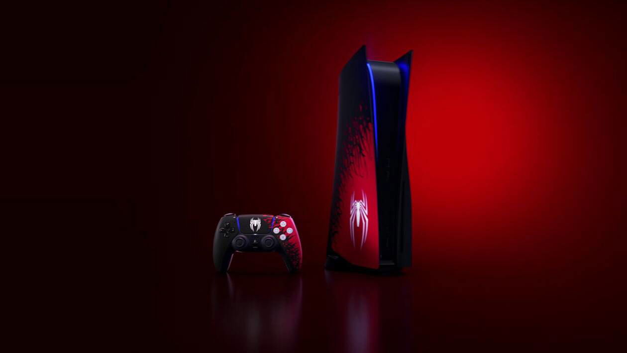 Immagine di Bundle con PS5 e DualSense di Spider-Man 2 disponibile anche su Amazon