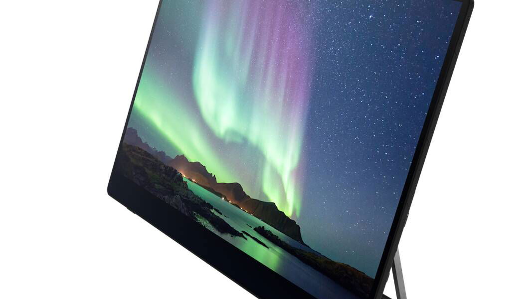 Immagine di Ricoh 150BW, uno schermo portatile che migliora riunioni e vendite