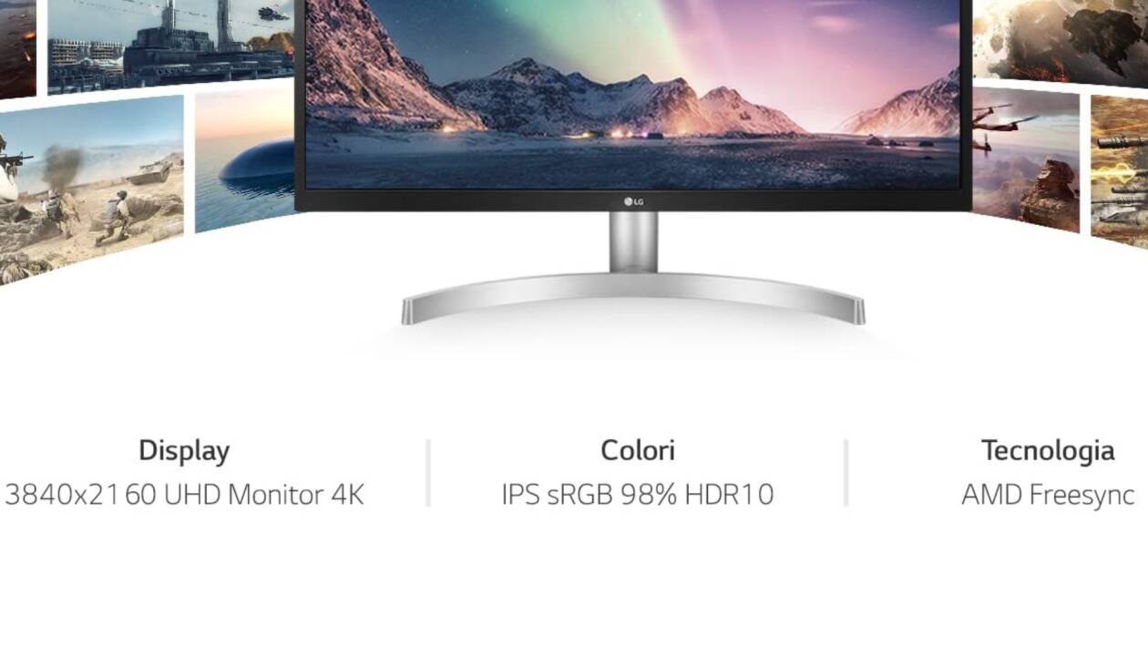 Immagine di Monitor LG 4K 27" IPS ancora al minimo storico del Prime Day