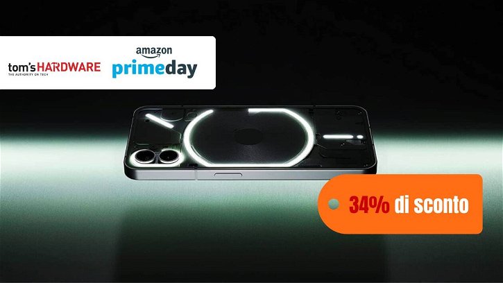 Immagine di Nothing Phone (1) a 329€ è l'offerta Prime Day da non lasciarsi scappare