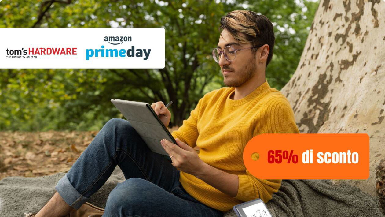 Immagine di Prime Day: tutti i modelli Kindle in sconto, anche Oasis e Scribe