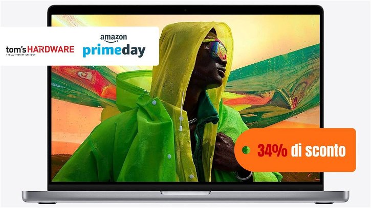 Immagine di Super offerta Prime Day! MacBook Pro M1 da 16" a 1799 euro