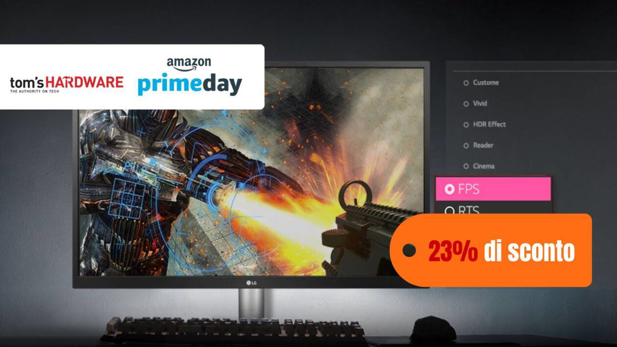 Immagine di Monitor LG 4K al minimo storico per il Prime Day