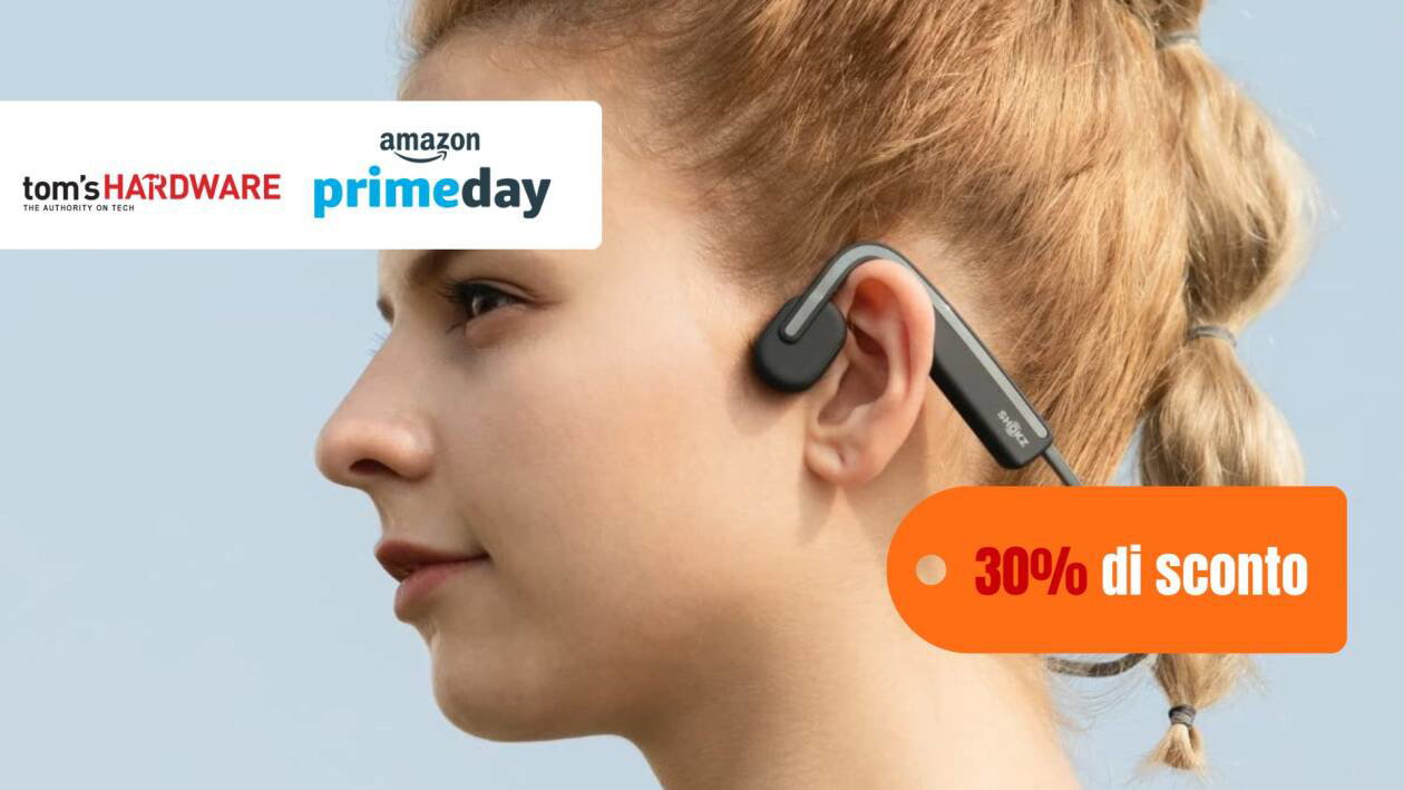 Immagine di -30% sulle SHOKZ, cuffie a conduzione ossea perfette per lo sport