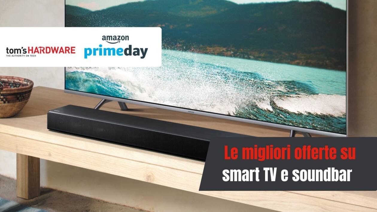 Immagine di Prime Day: le migliori offerte su smart TV e soundbar