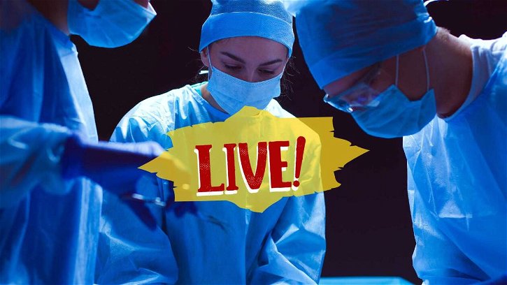 Immagine di Sala operatoria in live streaming; i chirurghi italiani fanno più view delle piscinette