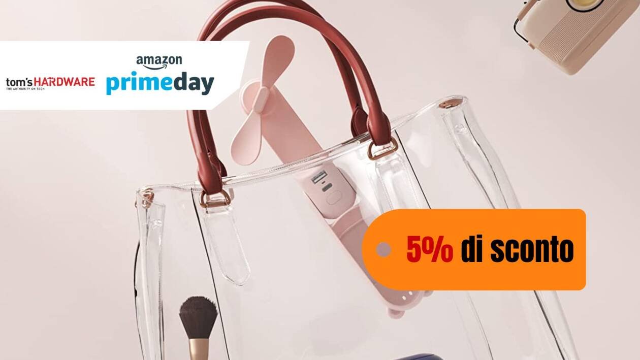 Immagine di Questo ventilatore portatile è tra i prodotti più venduti del Prime Day, e costa solo 12€!