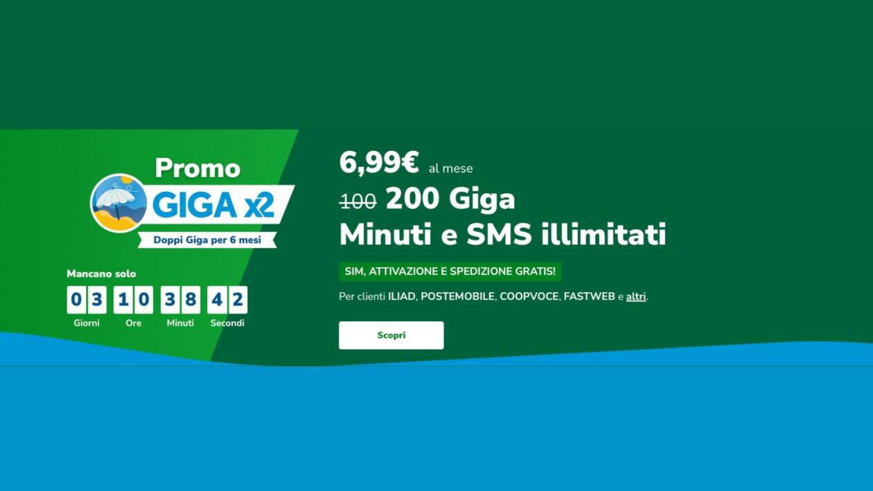 Immagine di Very Mobile: ultimi giorni per approfittare dei doppi giga a 6,99€!