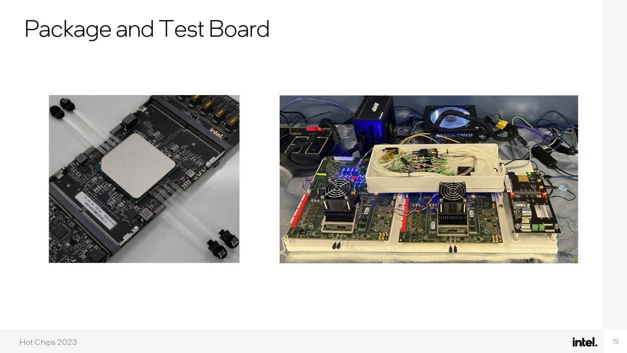 Immagine di Intel mostra un chip fotonico a 8 Core e 528 Thread