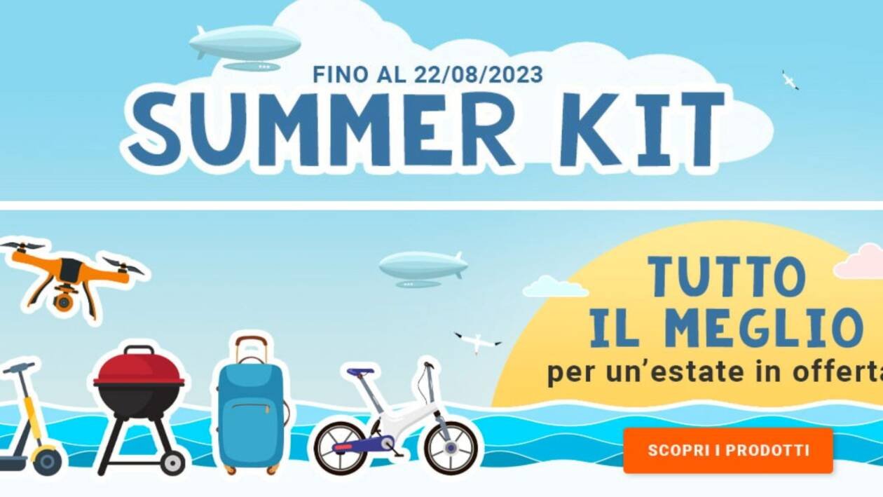 Immagine di Offerte dell'estate Monclick: i prodotti per le tue vacanze in sconto fino al 22 agosto!