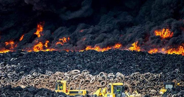Immagine di Dei matti vogliono bruciare pneumatici per produrre Bitcoin