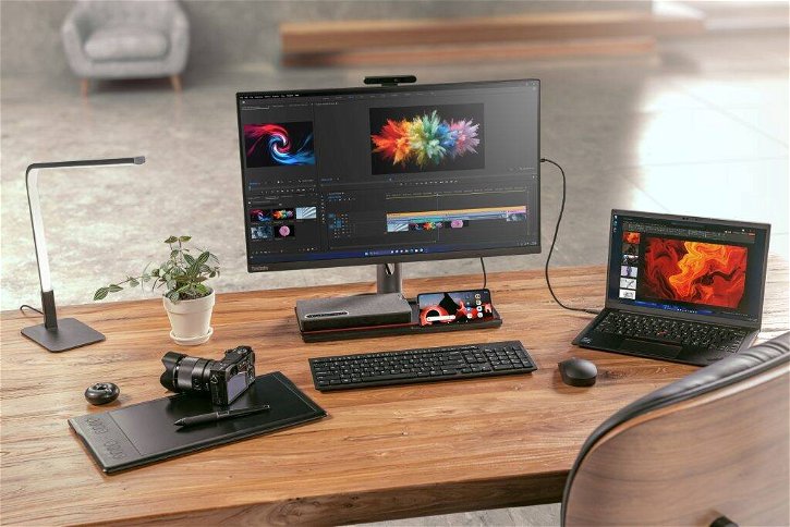 Immagine di Lenovo: il nuovo PC all-in-one migliora la connettività e la sicurezza delle postazioni di lavoro