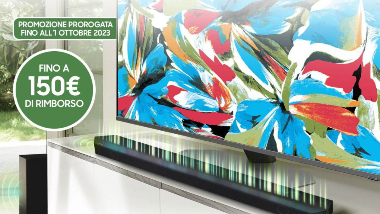 Immagine di Acquista una soundbar Samsung e scopri come ricevere fino a 150€ di cashback!
