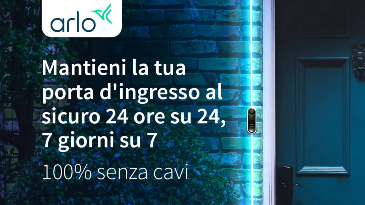 Immagine di Videocitofono Arlo: ottimo, smart e senza fili in sconto del 40%!